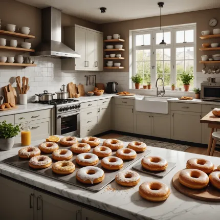 Пончики без дрожжей: быстрый и вкусный способ насладиться любимым десертом